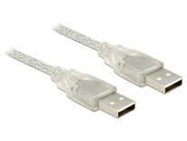 DeLOCK Kabel USB AM-AM 2.0 3M przezroczysty