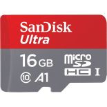 SanDisk ULTRA ANDROID microSDHC 16 GB 98MB/s A1 Cl.10 UHS-I + ADAPTER