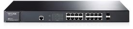 TP-Link T2600G-18TS JetStream 16-Port Gigabit L2 Managed Switch with 2 Combo SFP