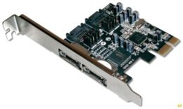 Digitus kontroler PCI-E do eSATA II + SATA II 2-portowy