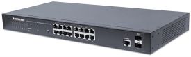 Intellinet Network Solutions Gigabit Switch 16x 10/100/1000 Mbps RJ45 PoE/PoE+ 220W 2x SFP managed