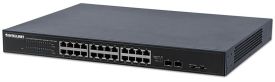 Intellinet Network Solutions Gigabit Switch 24x 10/100/1000 PoE/PoE+ 400W 2x SFP+ 10GbE uplink