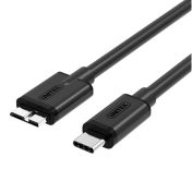 Unitek Kabel USB typ-C - microUSB 3.0, Y-C475BK