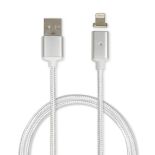 I-BOX Kabel USB 2.0 IKULM1 A/M - Lightning/M, 1m, magnetyczny, biały