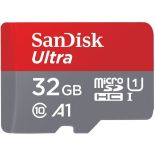 SanDisk ULTRA ANDROID microSDHC 32 GB 98MB/s A1 Cl.10 UHS-I + ADAPTER