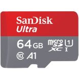 SanDisk ULTRA ANDROID microSDXC 64 GB 100MB/s A1 Cl.10 UHS-I + ADAPTER