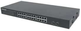 Intellinet Network Solutions Gigabit Ethernet switch 24x 10/100/1000 Mbps 2x SFP rackowy 19''