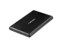 NATEC RHINO-C obudowa USB Type-C na dysk HDD/SSD 2.5'' SATA, czarna Aluminium