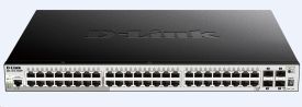 D-Link 52-Port Gigabit Stackable POE Smart Managed Switch including 4 10G SFP+