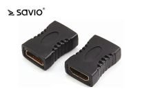 Savio CL-111 Adapter HDMI (F) - HDMI (F) - prosty, beczka