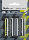 Defender Baterie alkaliczne LR6-4B AA - 4 szt blister