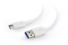 Gembird kabel USB 3.0 AM -> USB-C TYPE-C(M) 1m, biały