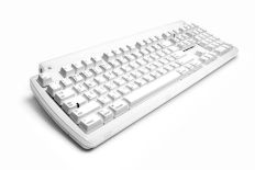 Matias Tactile Pro klawiatura mechaniczna Mac hub 3xUSB biała