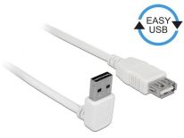 DeLOCK Kabel USB AM-AF 2.0 0.5m Biały Kątowy USB-A Easy-USB