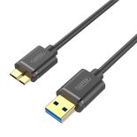 Unitek kabel USB 3.0. microUSB-USB; 1.0m, Y-C461GBK