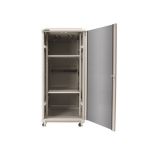 Linkbasic szafa stojąca rack 19'' 27U 600x800mm szara (drzwi przednie szklane)