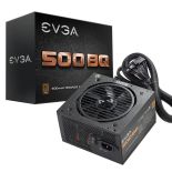 EVGA Zasilacz 500 BQ, 500W, 80 PLUS Bronze, Semi modular