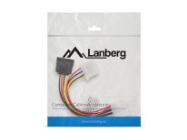 LANBERG kabel zasilający MOLEX(M)->MOLEX(F) + ATA(F) 15cm