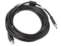 LANBERG kabel USB 2.0 AM-BM ferryt 5m czarny