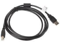 LANBERG kabel USB 2.0 AM-BM ferryt 1.8m czarny