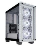 Corsair obudowa Crystal Series 460X RGB, Compact ATX Mid-Tower, Biała