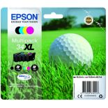 Epson Tusz Golf ball Multipack 34XL 4-colors , DURABrite Ultra , 48,7 ml