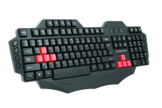 Esperanza EGK402R NINJA - Klawiatura GAMING Multimedialna USB - CZARNO-CZERWONA