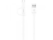 Huawei Kabel AP55S USB -MicroUSB +USB-C White