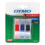 Dymo ETYKIETA 3D 9x3m 3ROLKI DO WYTL.MIX S0847750