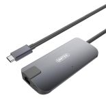 Unitek Hub USB Typ-C + HDMI + VGA + Gigabit + Power Delivery; Y-DK09016