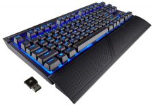 Corsair bezprzewodowa klawiatura mechaniczna K63 - Blue LED - Cherry MX Red