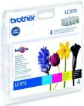 Brother Zestaw LC970 CMYK Blister Pack , 350str , DCP135 / DCP150 / MFC235