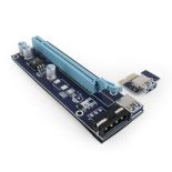 Gembird Karta Riser dla PCI Express zasilana z SATA