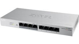 ZyXEL Zyxel GS1200-8, 8-port GbE Web Smart metal Switch, fanless