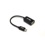 G&BL Adapter OTG USB A żeński/Micro USB męski 0.1m bister