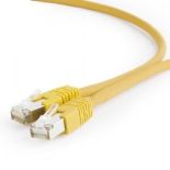 Gembird patchcord RJ45, kat. 6A, FTP, LSZH, 0.25m, żółty