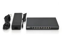 Digitus Switch Gigabit Desktop 8-portowy, 8x10/100/1000Mbps PoE+ af/at 135W, metalowa obudowa