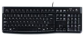 Logitech Keyboard USB K120 black US US Layout / splash proof