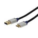 LogiLink - Kabel Premium USB 3.0 Typ-A -> micro Typ-B 2m