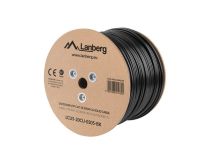 Lanberg kabel instalacyjny UTP, kat. 5e, drut, CU, 305m, czarny