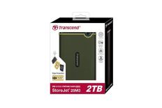 Transcend Slim StoreJet 2.5'' M3S, 2 TB, Portable HDD