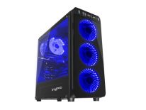 NATEC Genesis Gamingowa Obudowa IRID 300 BLUE MIDI TOWER, USB 3.0