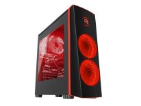 NATEC Genesis Gamingowa Obudowa TITAN 700 RED MIDI TOWER, USB 3.0