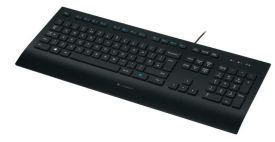 Logitech Klawiatura 920-008669 (membranowa; USB 2.0; (DE); kolor czarny)