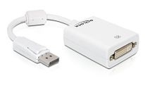 DeLOCK adapter Displayport(M) -> DVI-I(F) 29pin 20cm