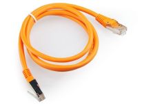 Gembird patchcord RJ45, osłonka zalewana, kat. 5e, FTP, 0.5m, pomarańczowy