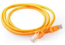 Gembird patchcord RJ45, osłonka zalewana, kat. 5e, UTP, 0.5m, pomarańczowy