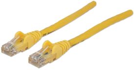 Intellinet patch cord RJ45 (kat. 6, UTP, 2m, żółty, 100% miedź)