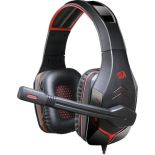 Redragon Słuchawki z mikrofonem Redragon EXCIDIUM Gaming czarno-czerwone