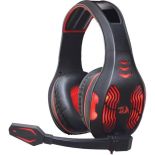 Redragon Słuchawki z mikrofonem Redragon HARDY Gaming czarno-czerwone